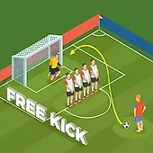 play Soccer Free Kick
